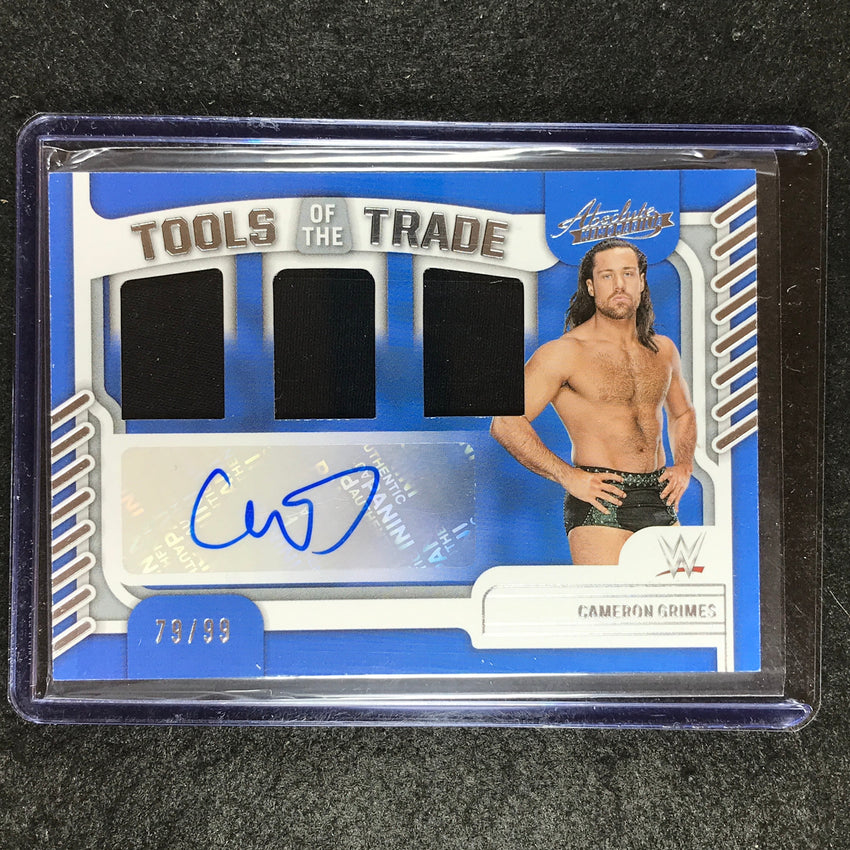 2023 Chronicles WWE CAMERON GRIMES Tools of the Trade Relic Auto 79/99