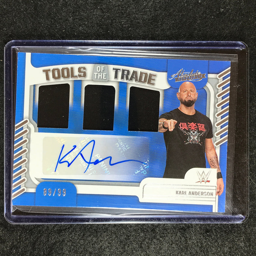 2023 Chronicles WWE KARL ANDERSON Tools of the Trade Relic Auto 89/99