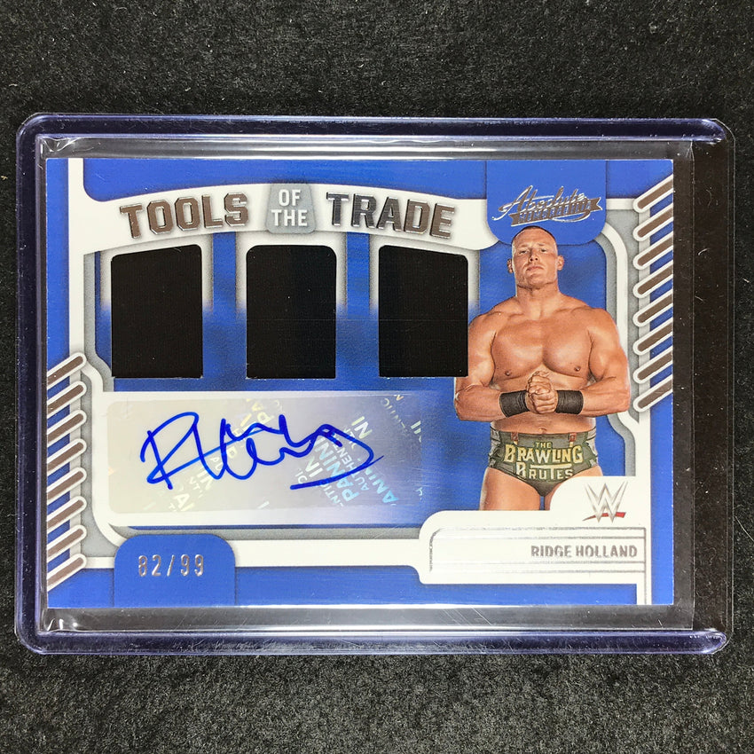 2023 Chronicles WWE RIDGE HOLLAND Tools of the Trade Relic Auto 82/99