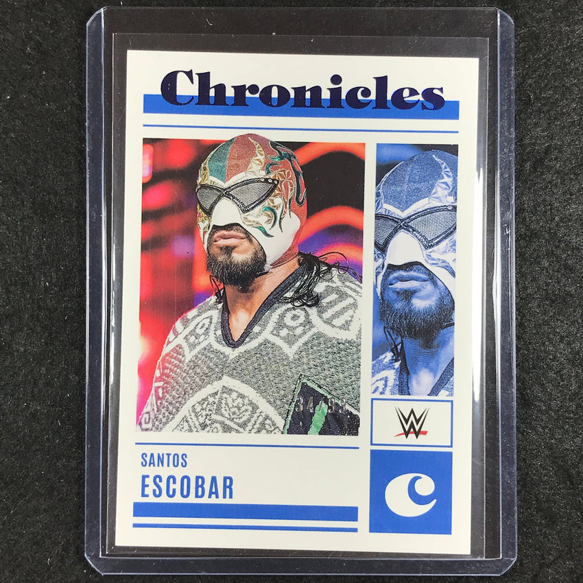 2023 Chronicles WWE SANTOS ESCOBAR Chronicles Blue 34/99 #20