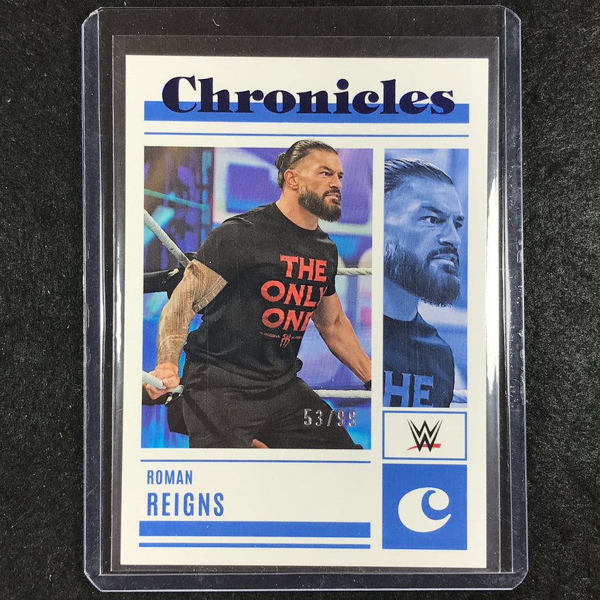 2023 Chronicles WWE ROMAN REIGNS Chronicles Blue 53/99 #44