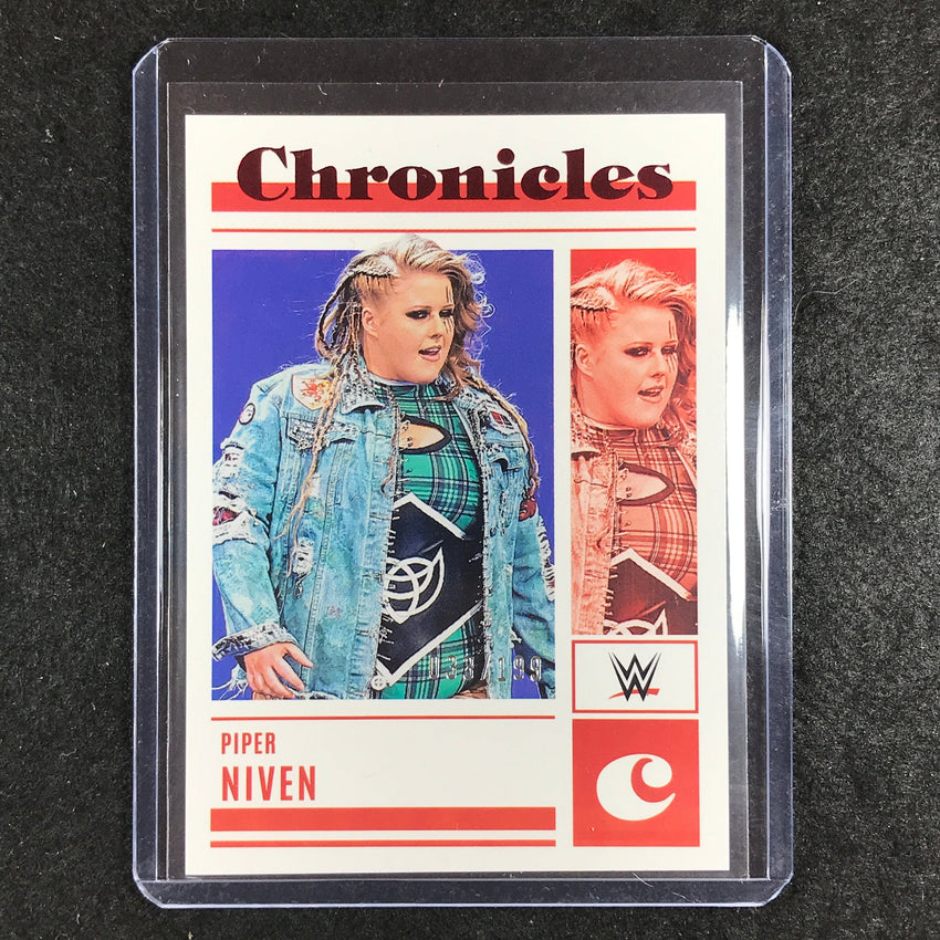 2023 Chronicles WWE PIPER NIVEN Chronicles Red 33/199 #10