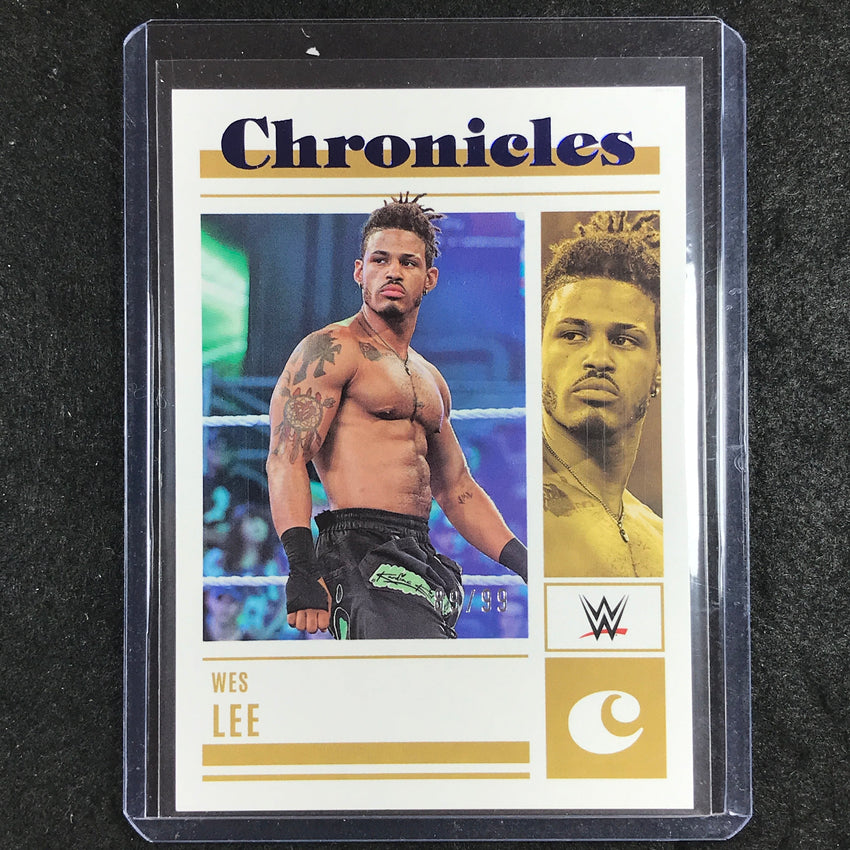 2023 Chronicles WWE WES LEE Chronicles Blue 89/99 #71