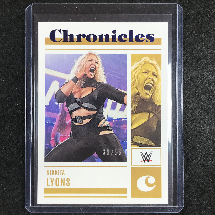 2023 Chronicles WWE NIKKITA LYONS Chronicles Blue 39/99 #98