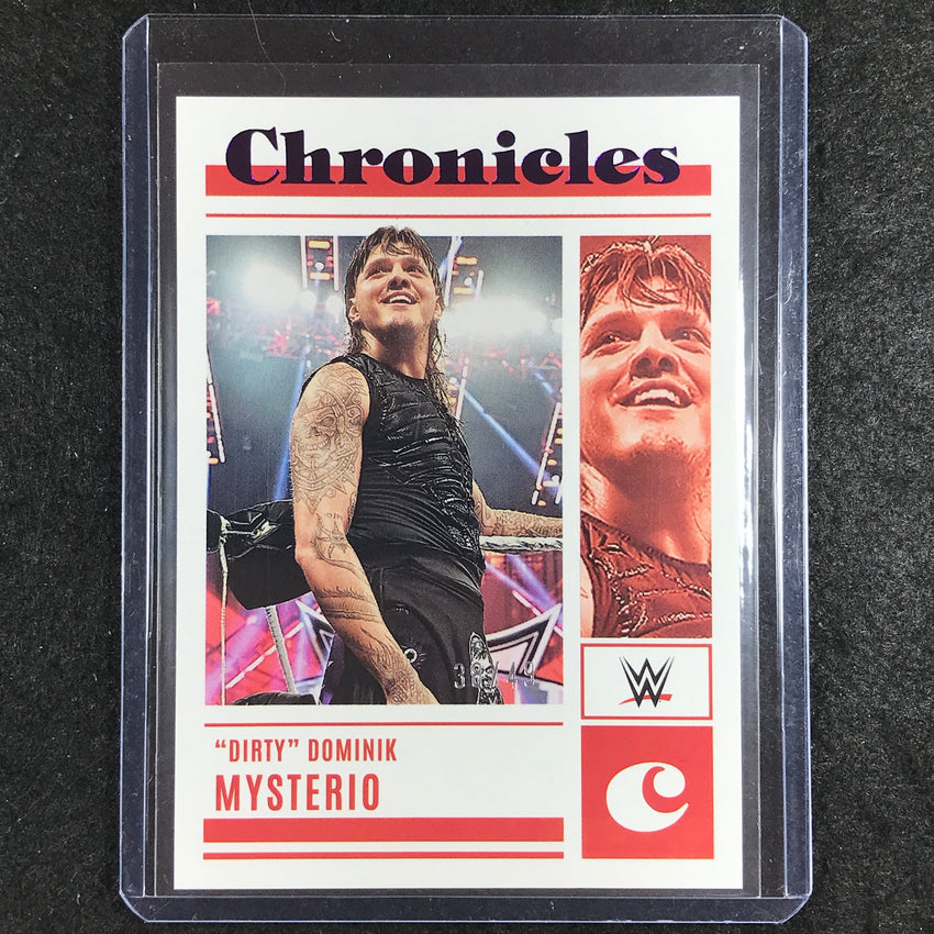 2023 Chronicles WWE DIRTY DOMINIK MYSTERIO Chronicles Purple 38/49 #7