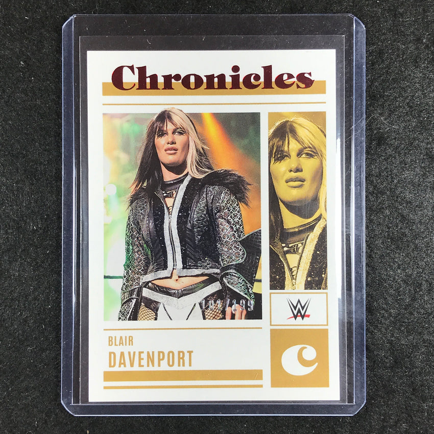 2023 Chronicles WWE BLAIR DAVENPORT Chronicles Red 101/199 #12