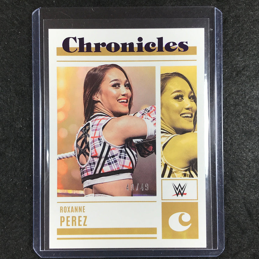2023 Chronicles WWE ROXANNE PEREZ Chronicles Purple 40/49 #47
