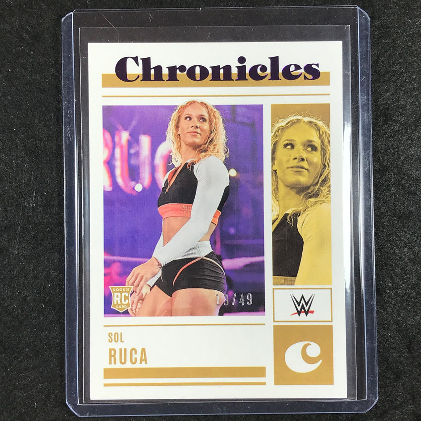 2023 Chronicles WWE SOL RUCA Chronicles Rookie Purple 13/49 #50