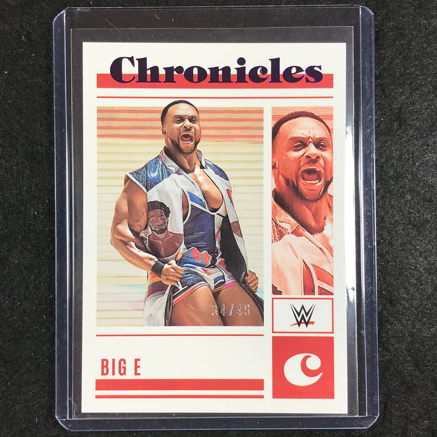 2023 Chronicles WWE BIG E Chronicles Purple 34/49 #76