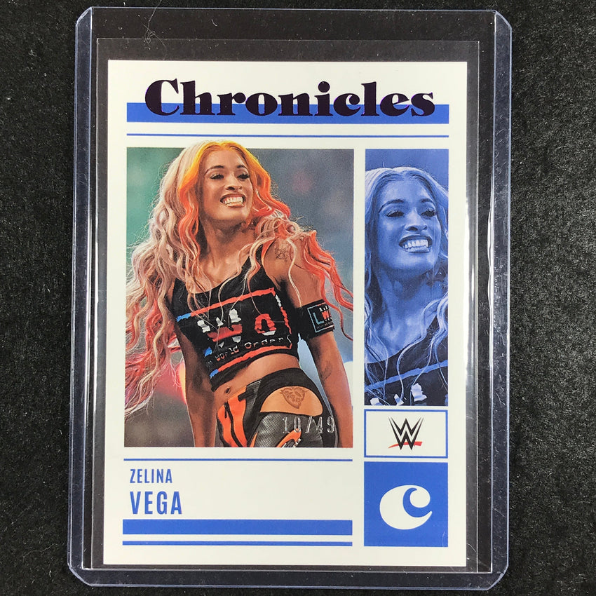 2023 Chronicles WWE ZELINA VEGA Chronicles Purple 10/49 #90