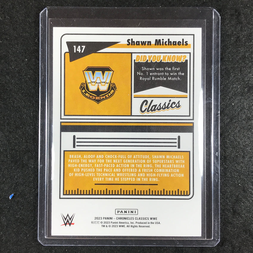 2023 Chronicles WWE SHAWN MICHAELS Classics Platinum 1/1
