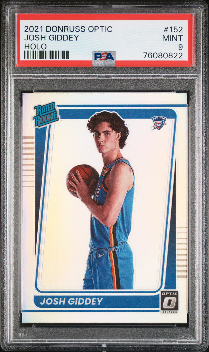 2021 Panini Donruss Optic Josh Giddey Holo #152 PSA 9 76080822