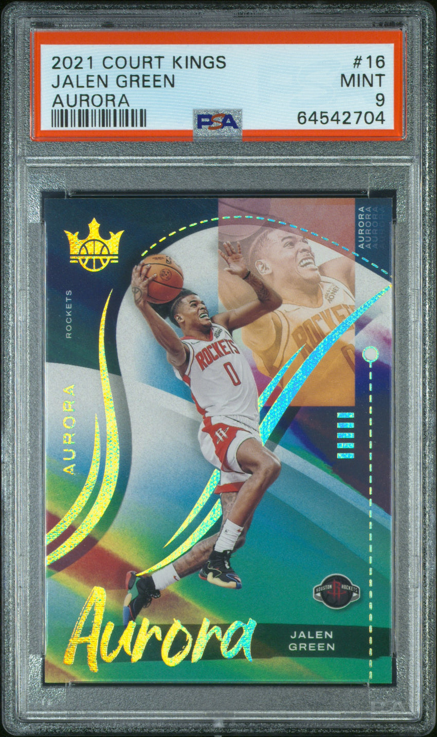 2021 Panini Court Kings Aurora Jalen Green Aurora #16 PSA 9 64542704