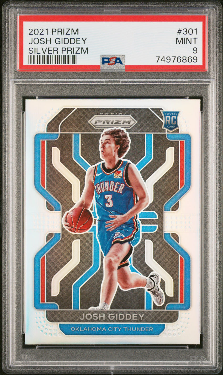2021 Panini Prizm Josh Giddey Silver Prizm #301 PSA 9 74976869