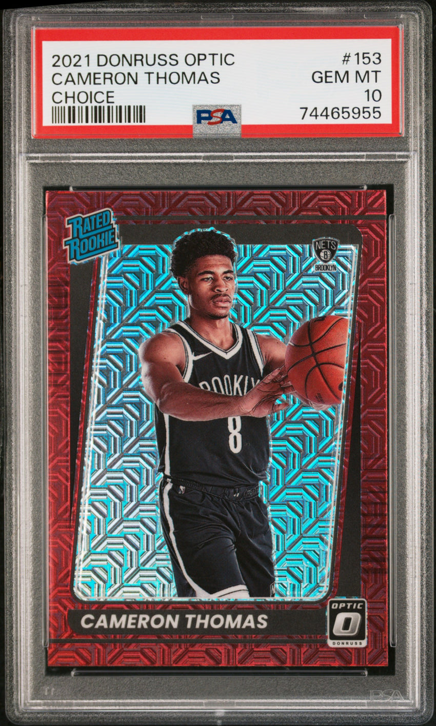 2021 Panini Donruss Optic Cameron Thomas Choice #153 PSA 10 74465955