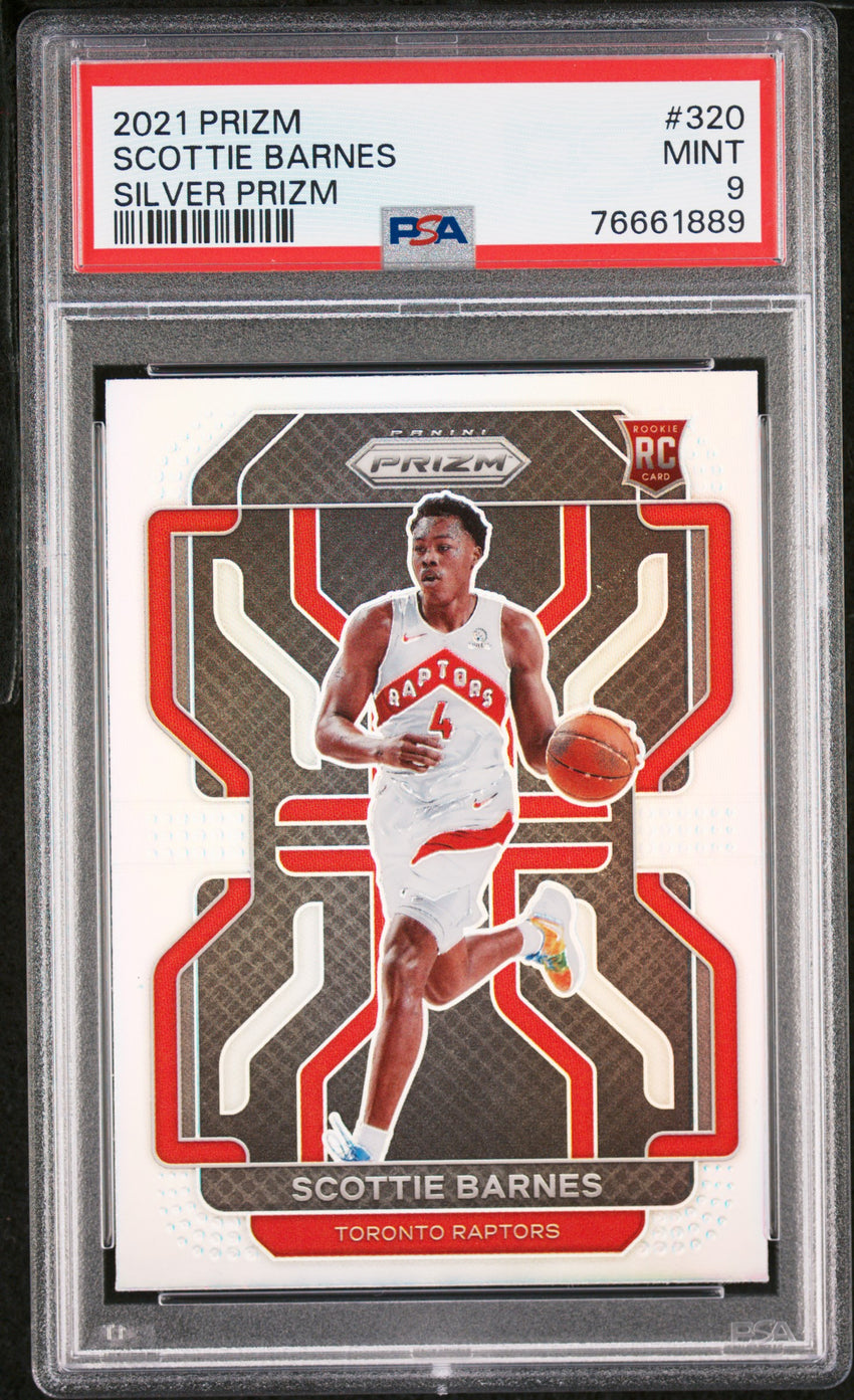 2021 Panini Prizm Scottie Barnes Silver Prizm #320 PSA 9 76661889