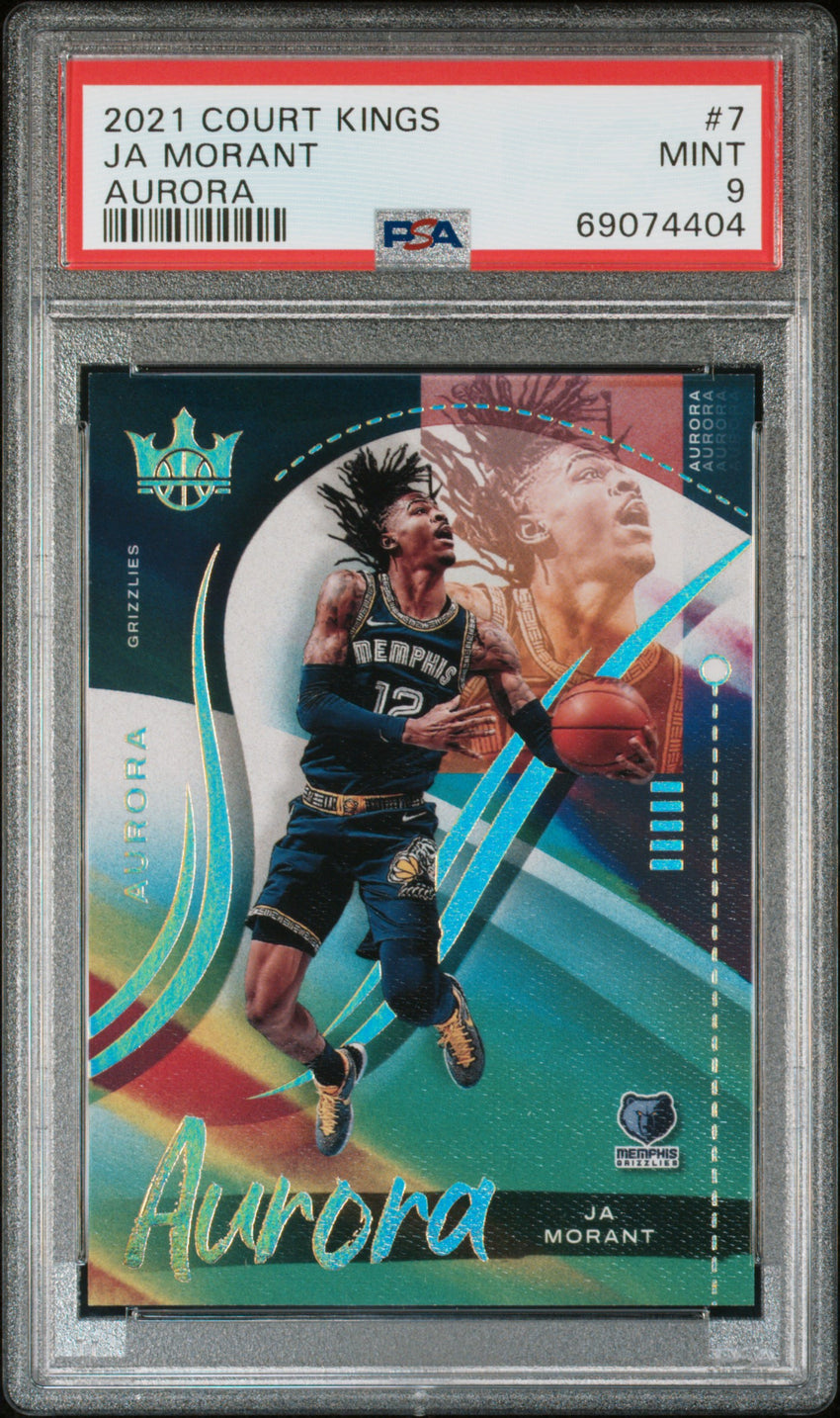 2021 Panini Court Kings Aurora Ja Morant Aurora #7 PSA 9 69074404
