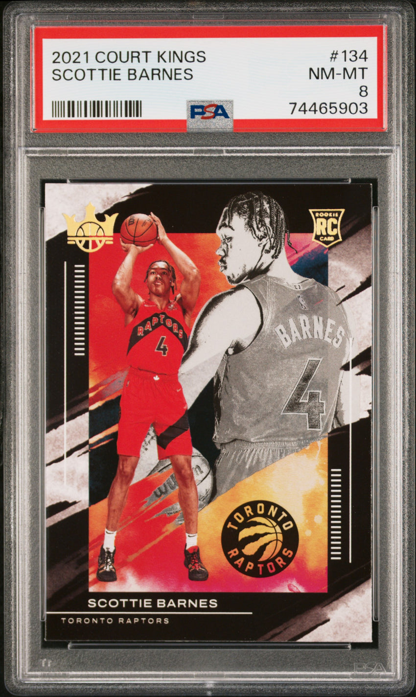 2021 Panini Court Kings Scottie Barnes #134 PSA 8 74465903