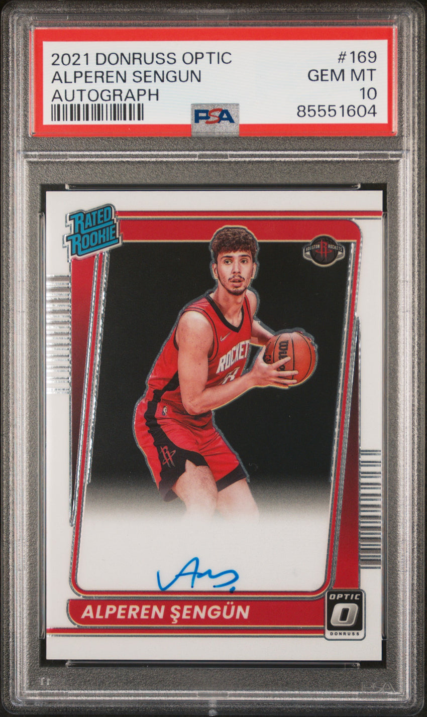 2021 Panini Donruss Optic Alperen Sengun Autograph #169 PSA 10 85551604