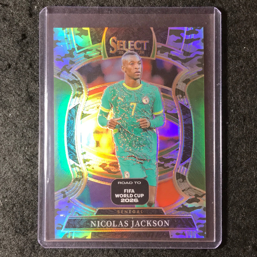 2025-26 Select Road to World Cup NICOLAS JACKSON Terrace Camo 180/199 #94