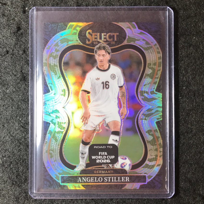2025-26 Select Road to World Cup ANGELO STILLER Mezzanine Camo 140/199 #105