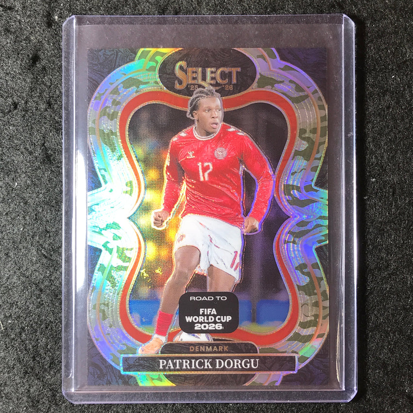 2025-26 Select Road to World Cup PATRICK DORGU Mezzanine Camo 196/199 #124