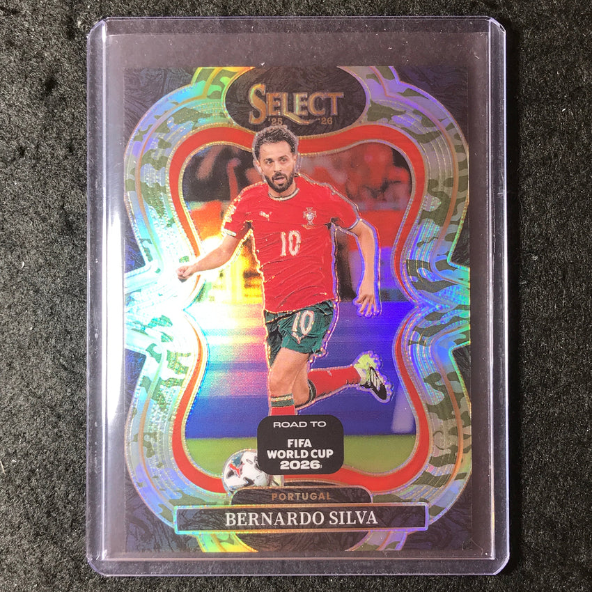 2025-26 Select Road to World Cup BERNARDO SILVA Mezzanine Camo 67/199 #147
