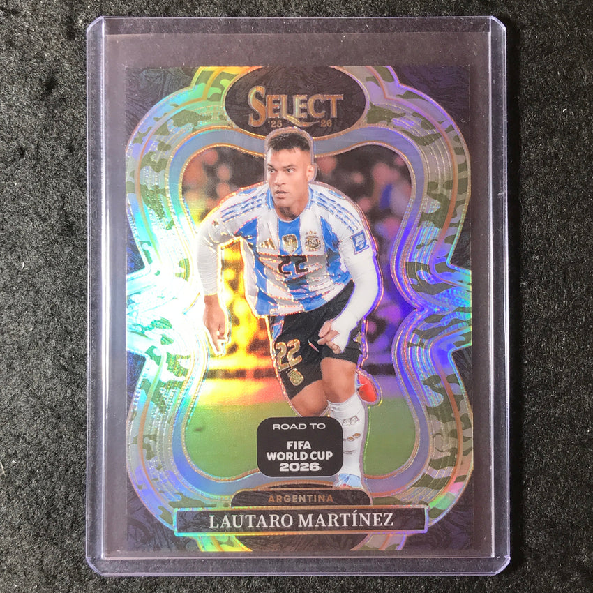 2025-26 Select Road to World Cup LAUTARO MARTINEZ Mezzanine Camo 117/199 #157