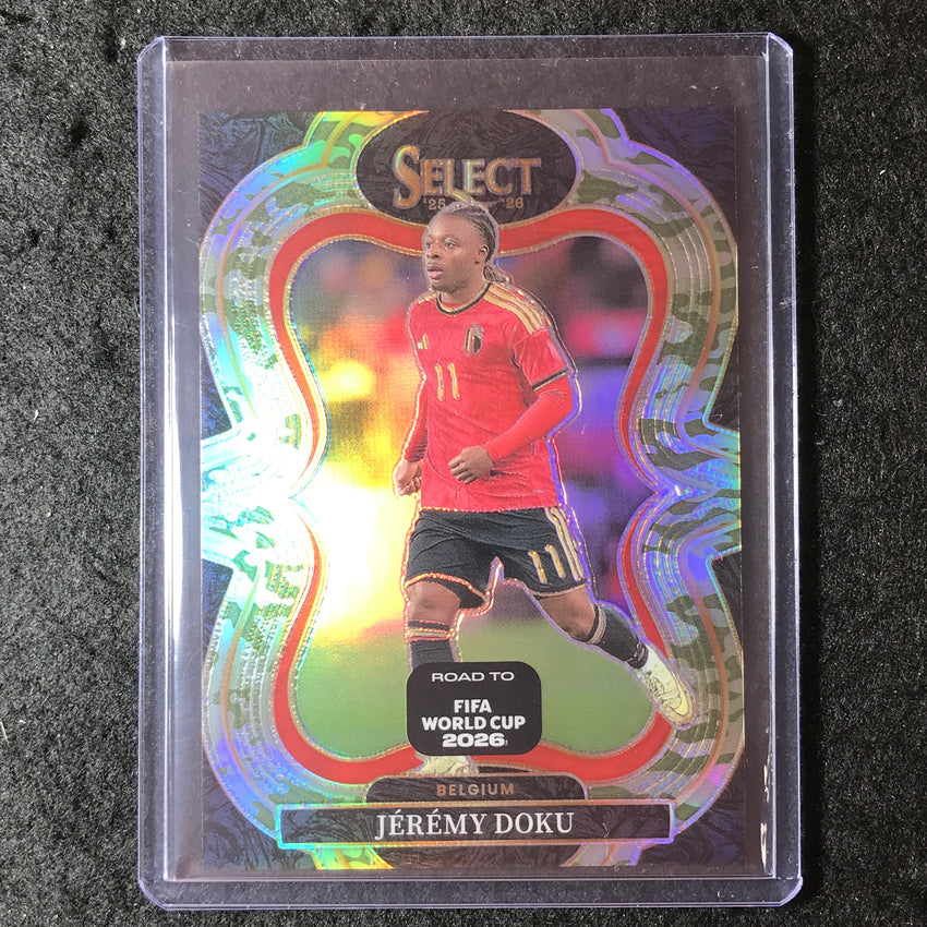 2025-26 Select Road to World Cup JEREMY DOKU Mezzanine Camo 6/199 #165
