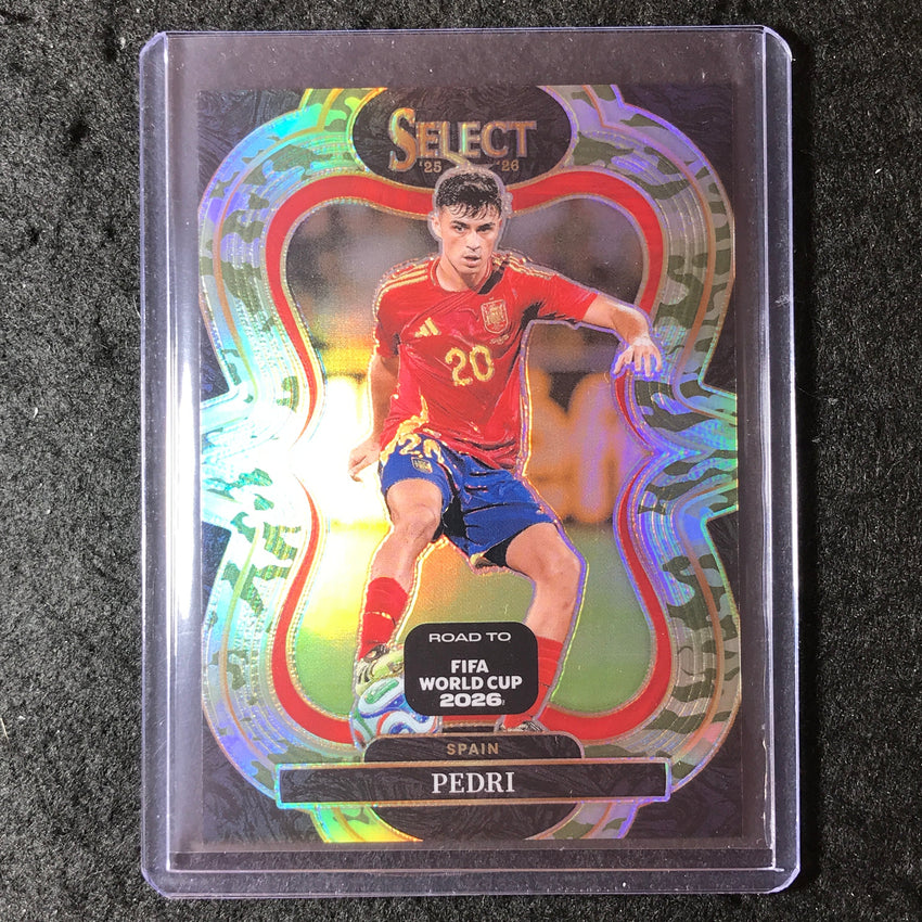 2025-26 Select Road to World Cup PEDRI Mezzanine Camo 100/199 #168