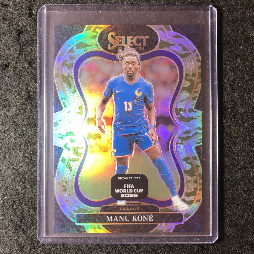 2025-26 Select Road to World Cup MANU KONE Mezzanine Camo 129/199 #178