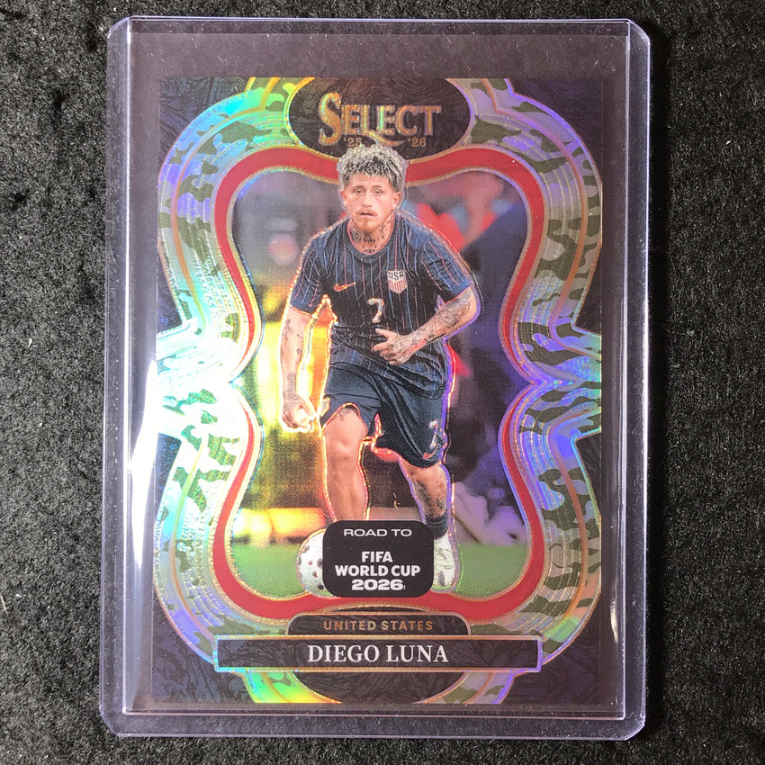 2025-26 Select Road to World Cup DIEGO LUNA Mezzanine Camo 28/199 #183