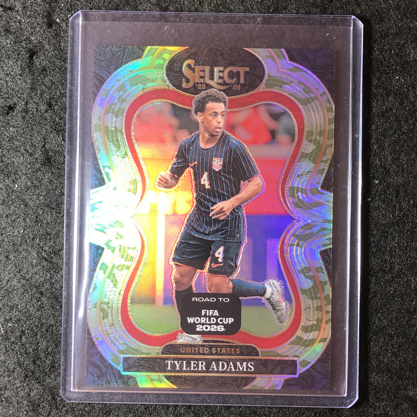 2025-26 Select Road to World Cup TYLER ADAMS Mezzanine Camo 182/199 #185