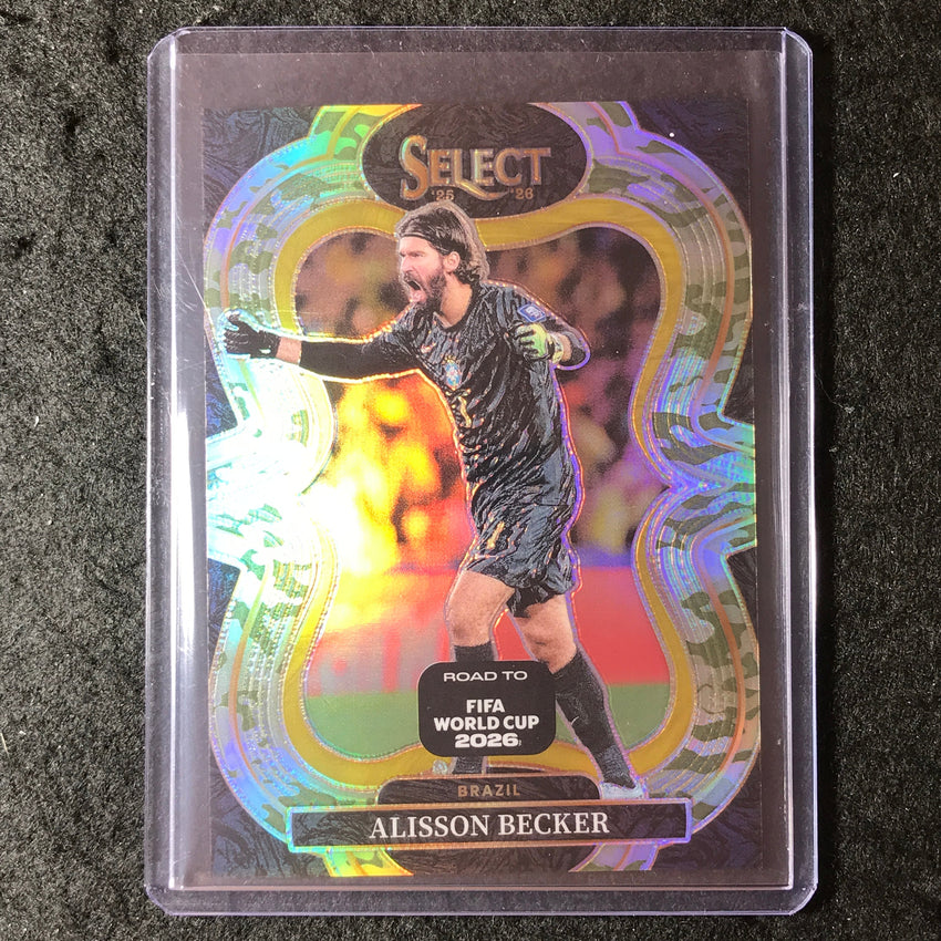 2025-26 Select Road to World Cup ALISSON BECKER Mezzanine Camo 119/199 #196