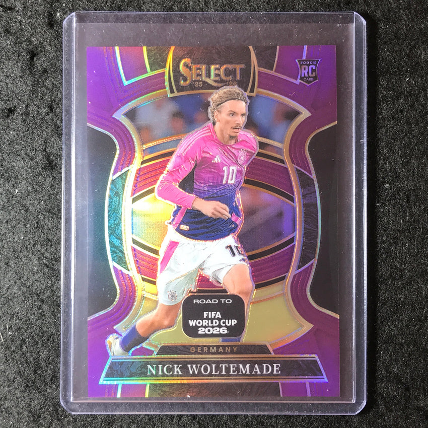 2025-26 Select Road to World Cup NICK WOLTEMADE Rookie Terrace Purple 85/150 #3