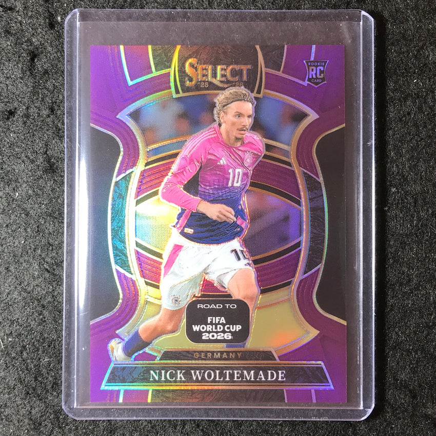 2025-26 Select Road to World Cup NICK WOLTEMADE Rookie Terrace Purple 65/150 #3