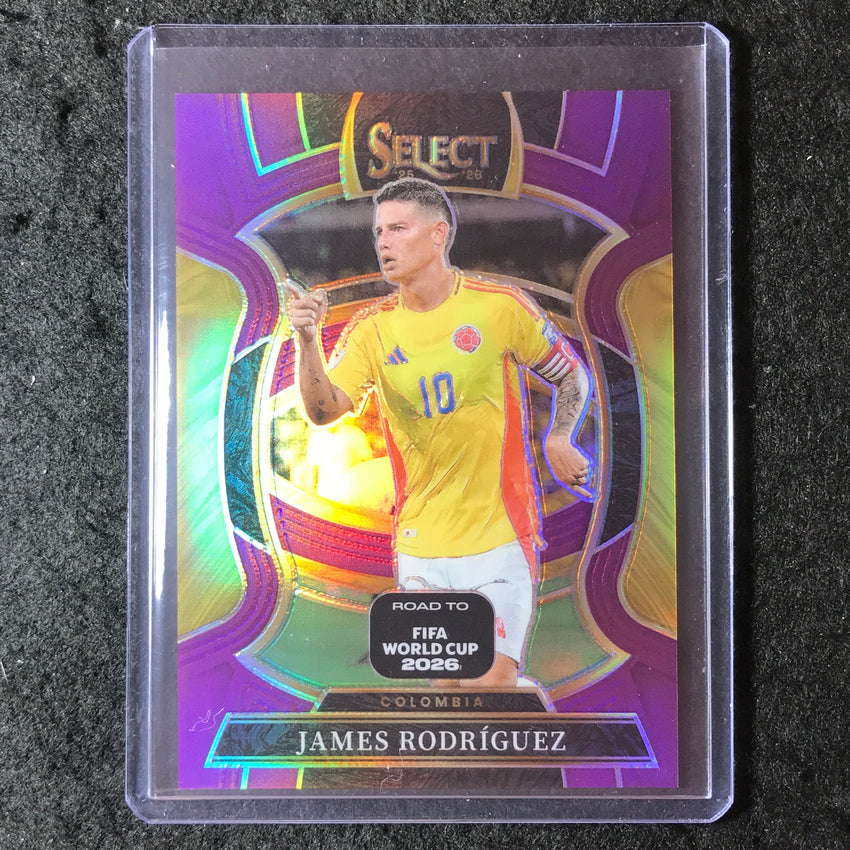 2025-26 Select Road to World Cup JAMES RODRIGUEZ Terrace Purple 136/150 #13