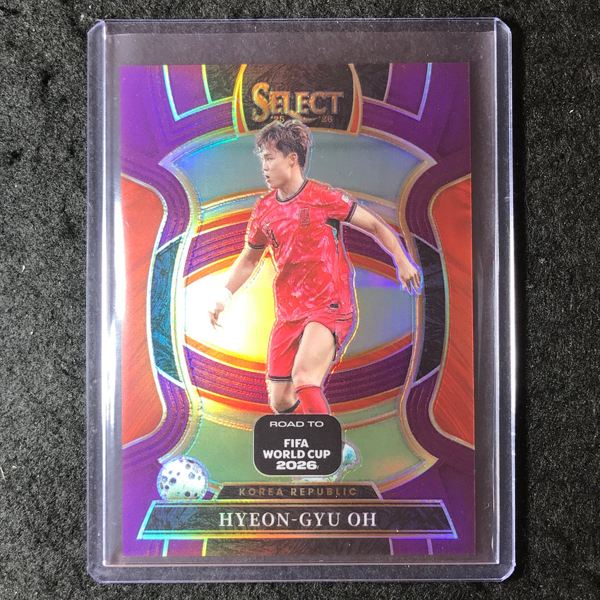 2025-26 Select Road to World Cup HYEON-GYU OH Terrace Purple 26/150 #14