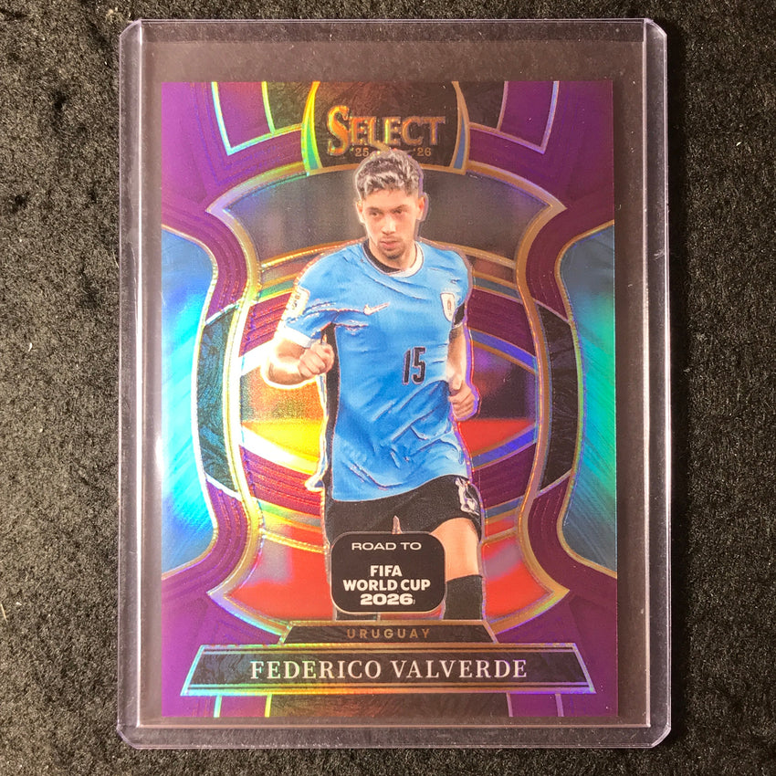 2025-26 Select Road to World Cup FEDERICO VALVERDE Terrace Purple 117/150 #16