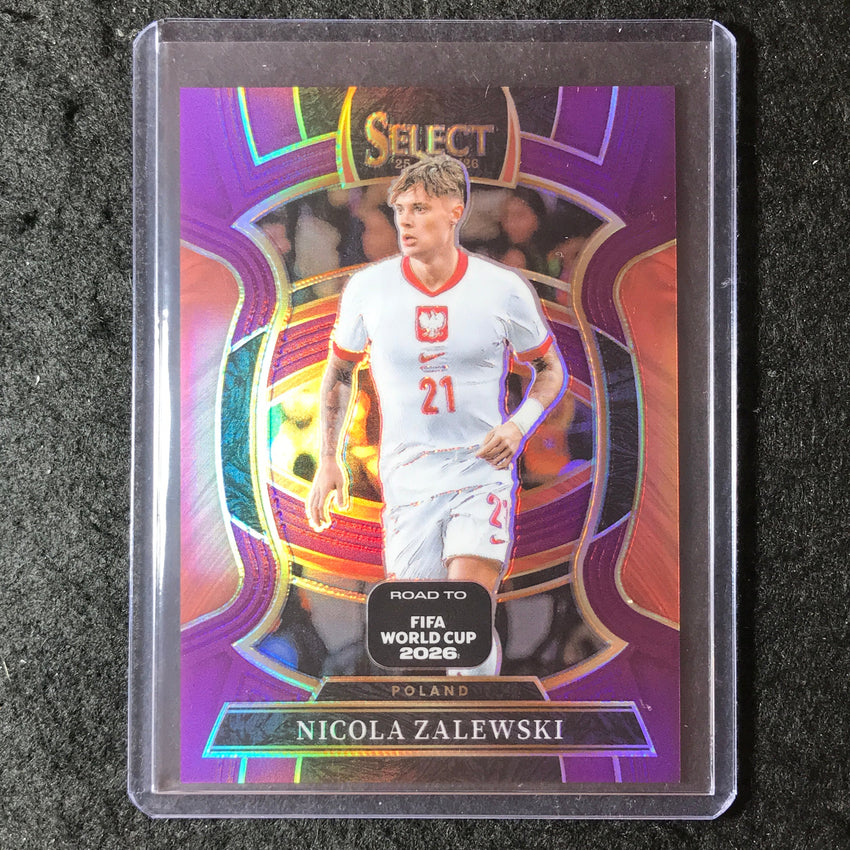 2025-26 Select Road to World Cup NICOLA ZALEWSKI Terrace Purple 80/150 #38