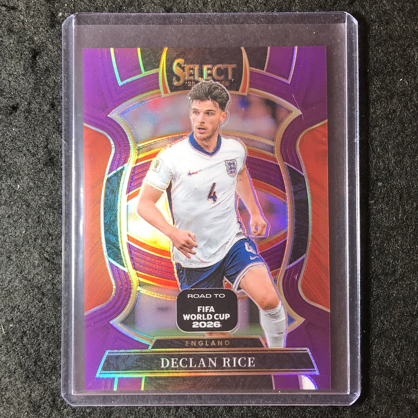 2025-26 Select Road to World Cup DECLAN RICE Terrace Purple 58/150 #41
