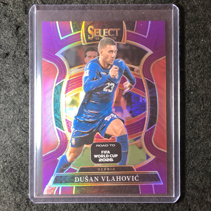 2025-26 Select Road to World Cup DUSAN VLAHOVIC Terrace Purple 114/150 #54