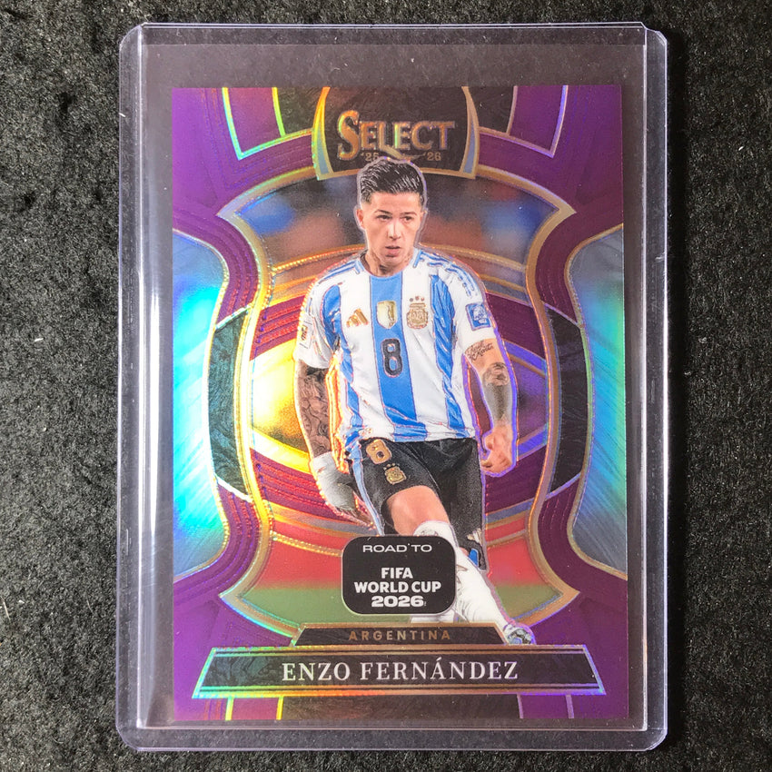 2025-26 Select Road to World Cup ENZO FERNANDEZ Terrace Purple 45/150 #58