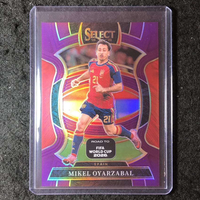 2025-26 Select Road to World Cup MIKEL OYARZABAL Terrace Purple 83/150 #71