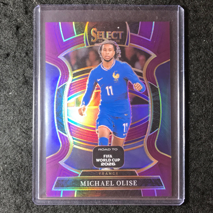 2025-26 Select Road to World Cup MICHAEL OLISE Terrace Purple 10/150 #77