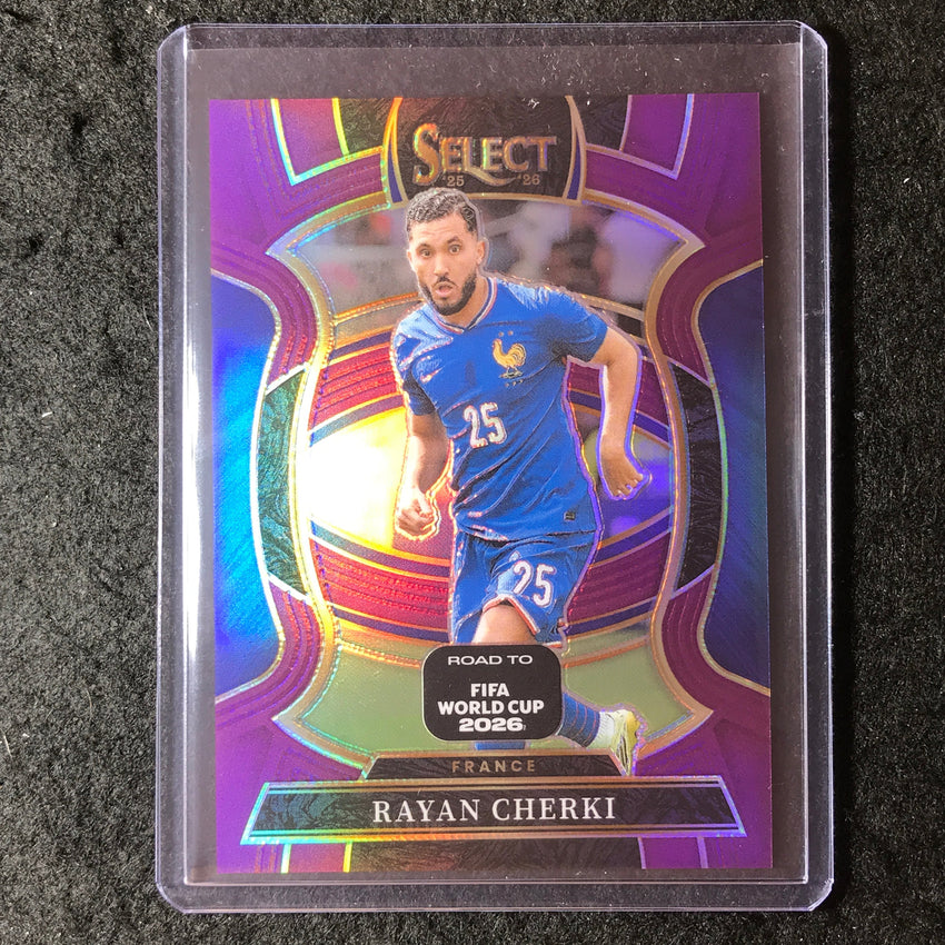 2025-26 Select Road to World Cup RAYAN CHERKI Terrace Purple 77/150 #78