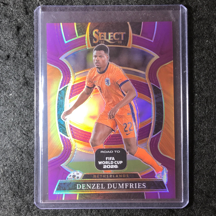 2025-26 Select Road to World Cup DENZEL DUMFRIES Terrace Purple 65/150 #88