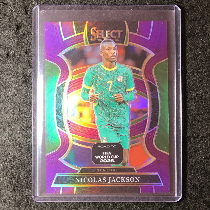 2025-26 Select Road to World Cup NICOLAS JACKSON Terrace Purple 19/150 #94