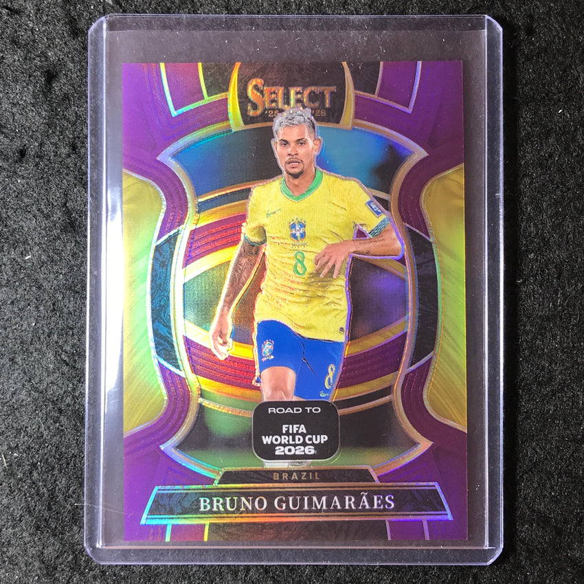 2025-26 Select Road to World Cup BRUNO GUIMARAES Terrace Purple 18/150 #98