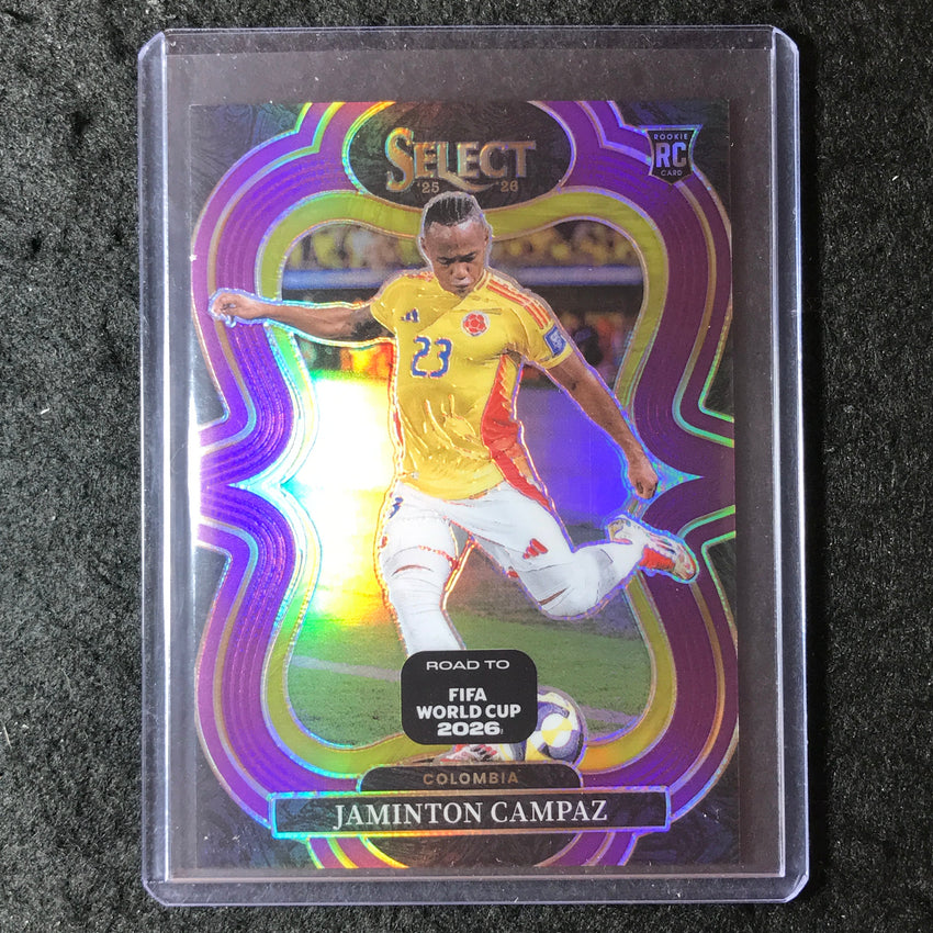 2025-26 Select Road to World Cup JAMINTON CAMPAZ Rookie Mezzanine Purple 149/150